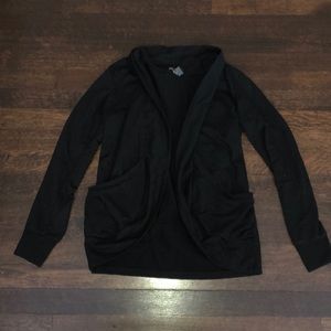 Black sweater cardigan